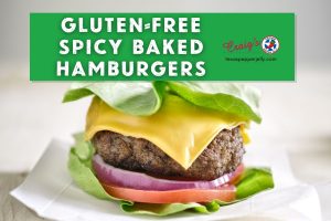 TPJ Gluten Free Spicy Baked Hamburgers no bun needed