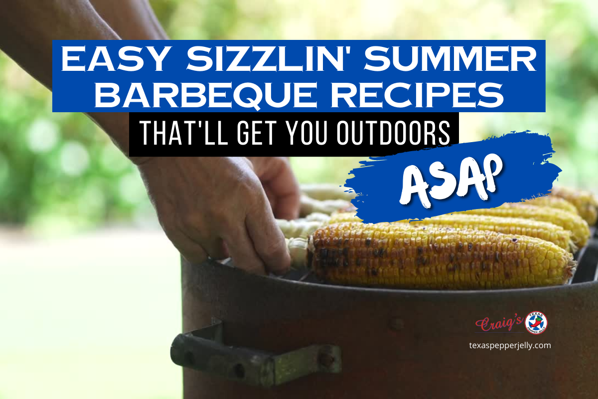 Summer grilling recipes corn on the cob being rolled on a hot grill