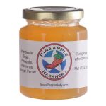 Original vintage labeled jar of Pineapple Habanero Pepper Jelly